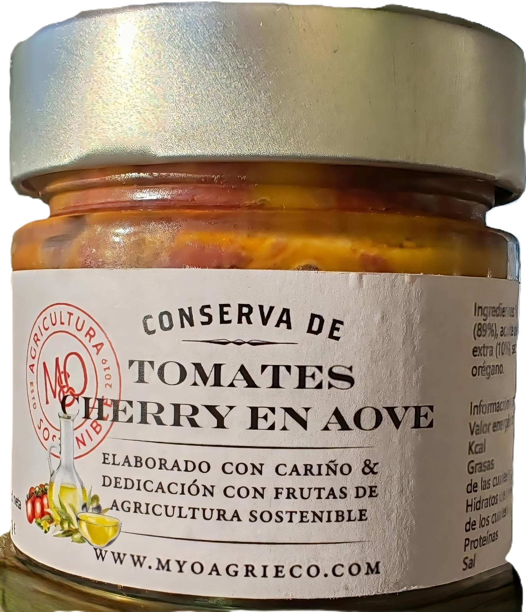 Preserved cherry tomatoes in extra virgin olive oil